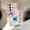 thumbnail image 3 of TECH CIRCLE for Samsung Galaxy S26+ Flower Floral Slim Clear Phone Case Shockproof Soft TPU Flower Pattern Heavy Duty Protective Cover,E, 3 of 12