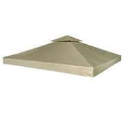 Charmma Gazebo Cover Canopy Replacement 9.14 oz/yd² Beige 10'x10'
