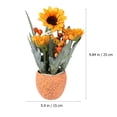 thumbnail image 2 of unbranded 1Ud Girasol Artificial En Maceta Para De Interior Material Plástico, 2 of 8