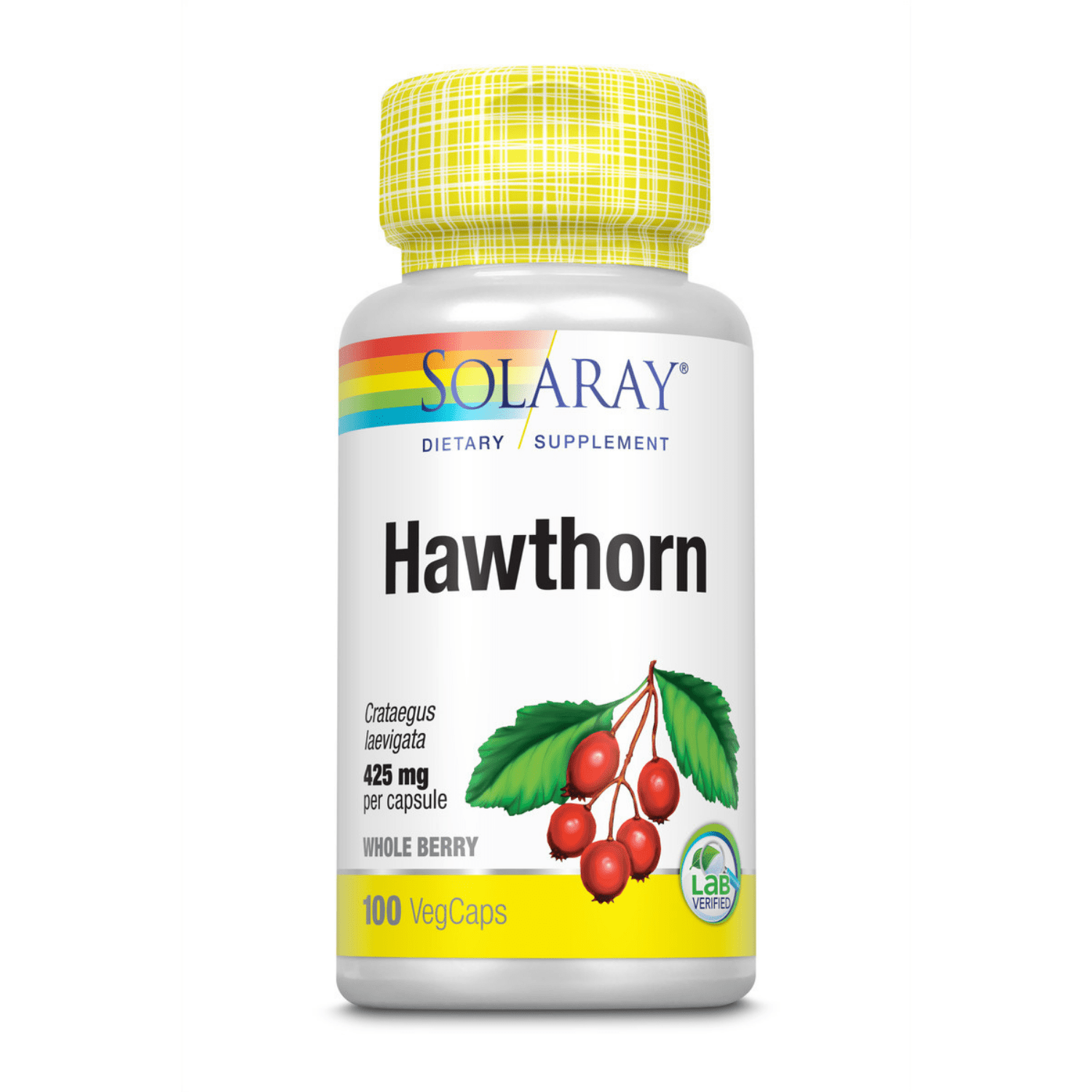 Solaray Hawthorn Berry 525mg 100 VegCaps
