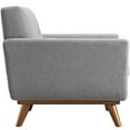 thumbnail image 4 of Modway Engage 2-Piece Fabric and Rubberwood Armchair and Ottoman - Gray, 4 of 6
