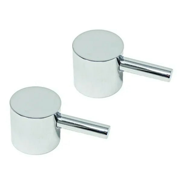 Juego De Manerales Para Mezcladora De Lavabo Tipo Palanca RUGO M7LC Acabado Cromo