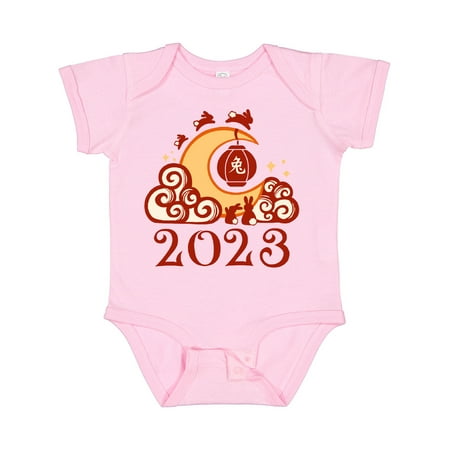

Inktastic 2023 Chinese New Year Rabbit Gift Baby Boy or Baby Girl Bodysuit