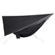 thumbnail image 2 of Hamaca para acampar con red, lona para tienda de campaña, lona para lluvia para Patio, patio trasero, mochilero negro y negro, 2 of 8