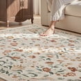 thumbnail image 5 of SIXHOME 5'x7' Area Rugs for Living Room Rugs for Bedroom Vintage Soft Floral Area Rug Washable Botanical Printed Carpet Non Slip Oriental Rug for Dining Room and Farmhouse Home Decor, 5 of 7