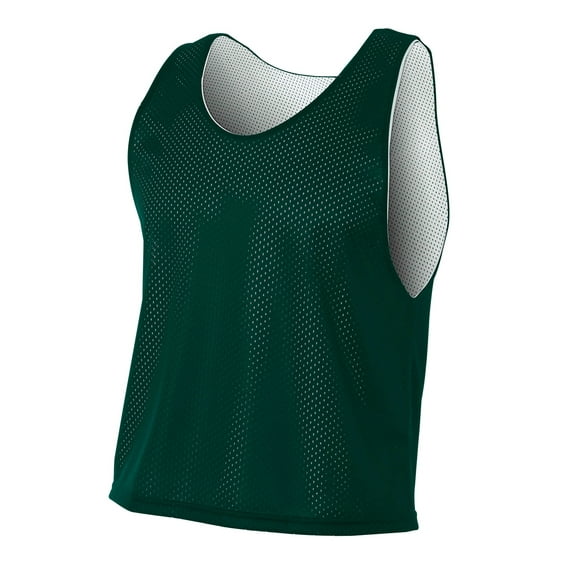 A4 Lacrosse Reversible Practice Jersey , NB2274 , FOREST/ WHITE , Large