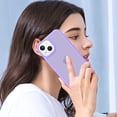 thumbnail image 4 of ELEHOLD Case for iPhone 14 Plus, Glitter Shockproof Case Slim Transparent TPU Bumper Cover,Purple, 4 of 6