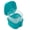 Dark Blue, variant on Plutput Denture Bath Case Box Cup Container with Basket Denture Holder for Travel and Cleaning(Green)