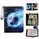 thumbnail image 2 of Football Trading Card Book 400 Pockets for Collectors Trading Cards Holder Football Card Organizer with Handle Strap, 2 of 4