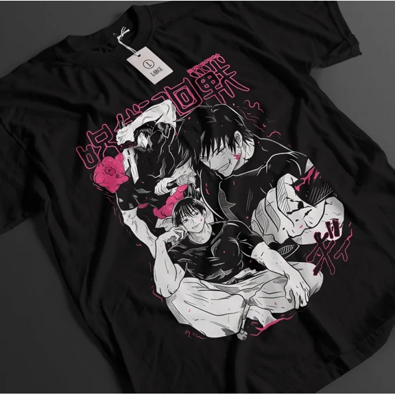 RARE Jujutsu Kaisen Shirt Toji Fushiguro T-Shirt Gojo Tshirt Sukuna Anime Unisex Tee
