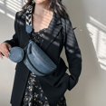 thumbnail image 4 of Bolsos de pecho para mujer, bolso cruzado de PU de todo fósforo, bolso de moda con cremallera y minibolsos, 4 of 8