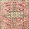 thumbnail image 1 of Ahgly Company Indoor Square Traditional Rust Pink Persian Area Rugs, 5' Square, 1 of 6