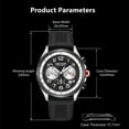 thumbnail image 5 of MEGIR Fashion Large Dial Watch for Men Silicone Sport Quartz Wristwatch Chronograph Waterproof Clock, 5 of 5