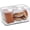White, variant on Bread Box Bread Boxes for Kitchen Counter Airtight, Time Recording Bread Storage Container with Lid, Bread Keeper for Homemade Bread, Toast, Bagel, Donut and Cookies, White