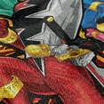 thumbnail image 4 of Power Rangers: Dino Fury Blanket, 50'x60' Group Attack Woven Tapestry Cotton Blend Fringed Throw Blanket, 4 of 6