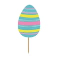 thumbnail image 2 of Ovzne Easter Decoration Cake Flag 12pcs Rabbits Ear Cup Flag Card Party Supplies On Clearance, 2 of 8