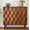 2 Pattern doors-Brown, variant on Wirrytor Wood Buffet Sideboard with 2 Wave Doors, Storage Cabinet with Adjustable Shelves for Living Room Dinning Room Kitchen, Walnut