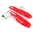 thumbnail image 4 of 3pcs Télécommande Clé Fob Couverture Garniture Étui de Protection Adapté pour Porsche Macan Cayenne Panamera (Argent Rouge), 4 of 7