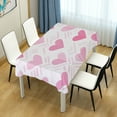 thumbnail image 4 of Yayeee Tablecloths 54" x 54" Rectangle Wrinkle Resistant Party Table Cover, Geometric Love, 4 of 8