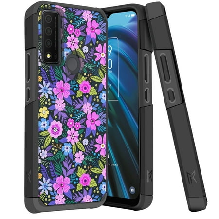 Compatible for TCL 30 XE 5G T767W Shockproof Cover Case - mk Mystical Floral