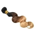 thumbnail image 3 of Body Wave Ombre Brazilian Body Wave Hair Weave Bundles Unprocessed Virgin Brazilian Hair Extensions 1B/4/27 Honey Blonde 1 bundle 22"inch, 3 of 6