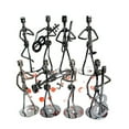 thumbnail image 3 of Articles de Mobilier, Combinaison de Personnage Musical en Fer Forgé Mini Fer Métal Process Ornement, 3 of 5