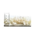 thumbnail image 5 of Unique Loom Soft Touch Shag Collection Area Rug - Kofi (4' 1" Round Khaki/Ivory), 5 of 7