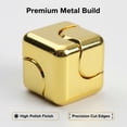 thumbnail image 2 of Infinity Fidget Cube Spinner Toy for All Ages,Mini Cool Stuff, Metal 2 in 1 Spinning Puzzle Focus Toy, Portable Anti Anxiety Stress Relief Gyro for Office Classroom.,Multicolor,C, 2 of 4