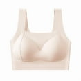 thumbnail image 2 of MGDXOX Womens Wireless Bras for Women Full Coverage No Underwire Bralette Seamless Comfort Wirefree Padded Everyday Bras Pink XL, 2 of 3