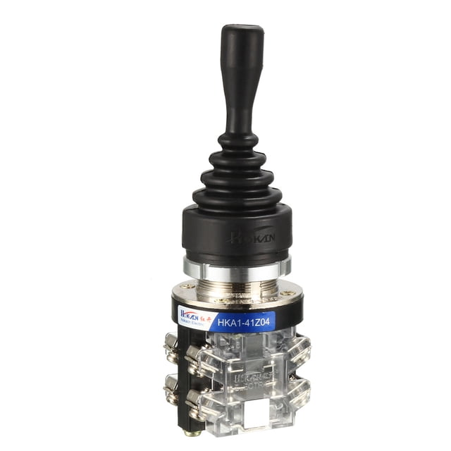 Unique Bargains Joystick Switch Controllers 4 Position 4NO Momentary 150V/250V/600V 30mm Panel Mount HKA1-41Z04