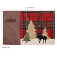 thumbnail image 4 of Placemat, With Knife&Fork Buckle Design Washable Cloth Heat Insulation Christmas Table Mat, For Barbecue Patio Gift Thanksgiving, 4 of 8
