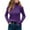 Purple, variant on CQONEPT Turtleneck Sweaters for Women Causal Long Sleeve Knit Pullover Sweater Fall Winter Womens Solid Cable Tops Outfits Warm Comfy Slouchy Ribbed Blouse Blue S-XL