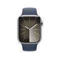 thumbnail image 2 of Smartwatch Apple Series 9 (GPS + Cellular) Caja de acero inoxidable Plata 45MM correa deportiva Azul talla M/L, 2 of 4