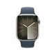 thumbnail image 2 of Smartwatch Apple Series 9 (GPS + Cellular) Caja de acero inoxidable Plata 45MM correa deportiva Azul talla M/L, 2 of 4