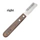 thumbnail image 1 of Professional Grooming Dog Comb Stainless Steel Wooden Handle Pet Epilator, 1 of 3
