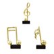 thumbnail image 1 of 3x Nota Musical Escultura Adorno Estatuilla Estatua Accesorios Para Fotos Decoración, 1 of 8