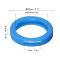 thumbnail image 2 of Uxcell 28mm Silicone Identifier Coding Tags Sleeve Key Cap Rings Cover, Blue 10 Pack, 2 of 6