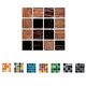 thumbnail image 5 of Pegatinas de azulejos de cocina DIY impermeable baño pared 3D calcomanías autoadhesivas Decoración del hogar MSC061 30 Piezas Noticed HA001828-02, 5 of 6