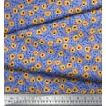 thumbnail image 2 of Soimoi Rayon Fabric Text & Tiger Face Cartoon Fabric Prints by Yard 56 Inch Wide, 2 of 3
