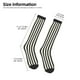 thumbnail image 2 of Balery Black And White Thick Stripes Calcetines novedosos Calcetines deportivos Calcetines hasta la rodilla Calcetines de algodón Calcetines originales y geniales, 2 of 6
