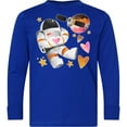 thumbnail image 3 of Inktastic Astronaut Valentine Outer Space Hearts Long Sleeve Youth T-Shirt, 3 of 5
