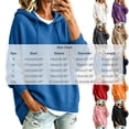 thumbnail image 3 of Womens Sweaters with Hood Long Sleeve Knit Warm Oversized Casual Fall Winter Pullover Sweaters Khaki M, 3 of 9