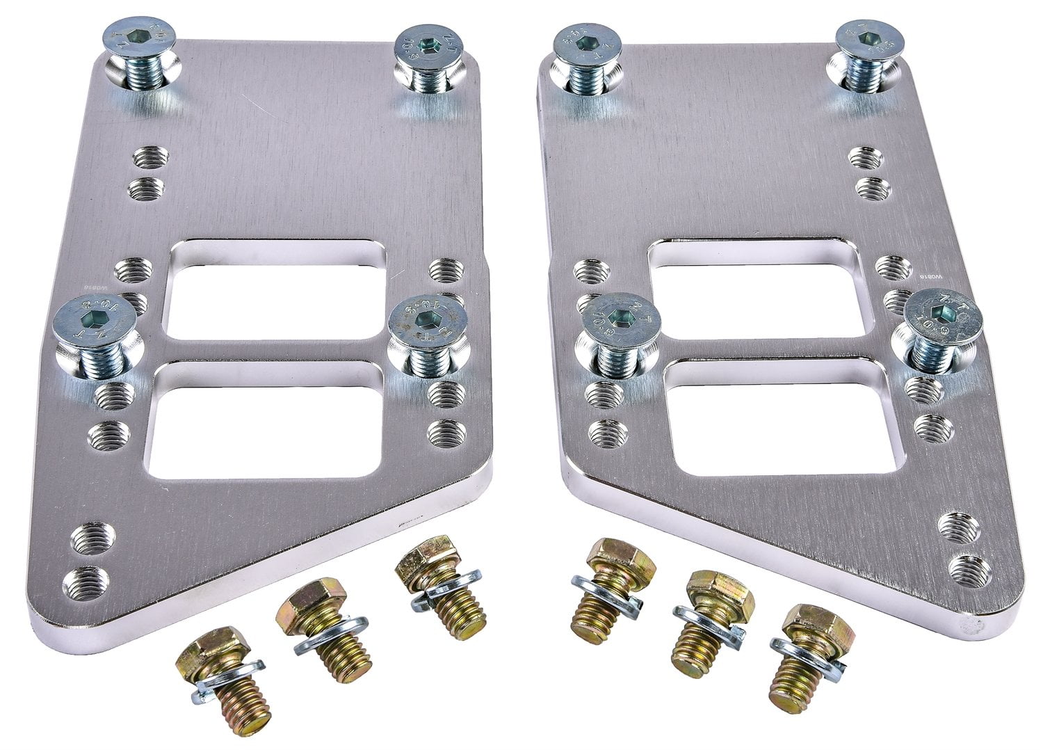 JEGS 50538 LS Engine Swap MotorMount Adapters Billet Aluminum [Adapts