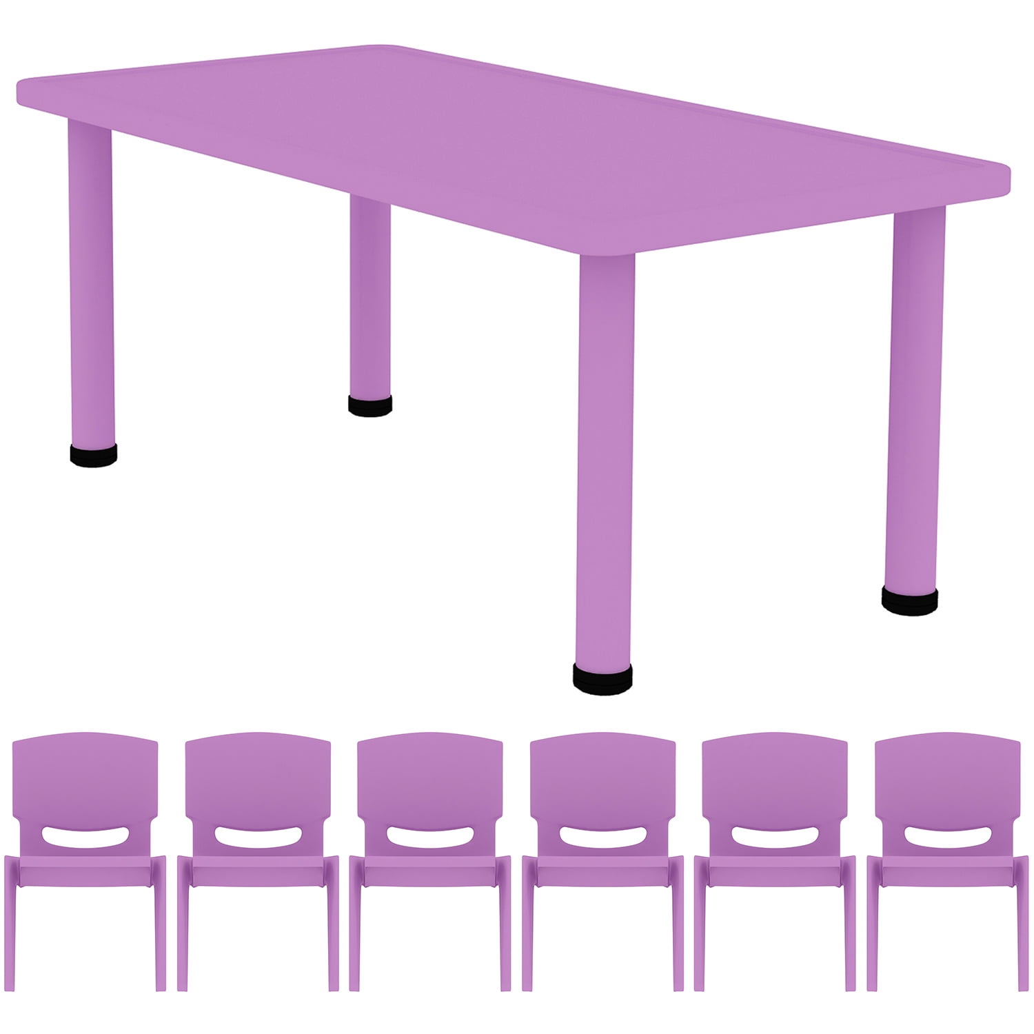 purple kids desk