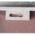 thumbnail image 3 of Parisloft Bathroom Wash Brush Floss Flush Farmhouse Wood Wall Sign, Brown, 6"x8", 3 of 7