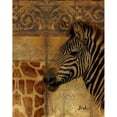 thumbnail image 3 of Pinto, Patricia 15x18 Black Modern Framed Museum Art Print Titled - Elegant Safari I-Zebra, 3 of 5