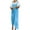 Sky Blue, variant on Odeerbi Cotton Linen Loose Jumpsuits for Women 2025 Casual Solid Color Straight Suspender Belt Pants One-piece Pants Yellow