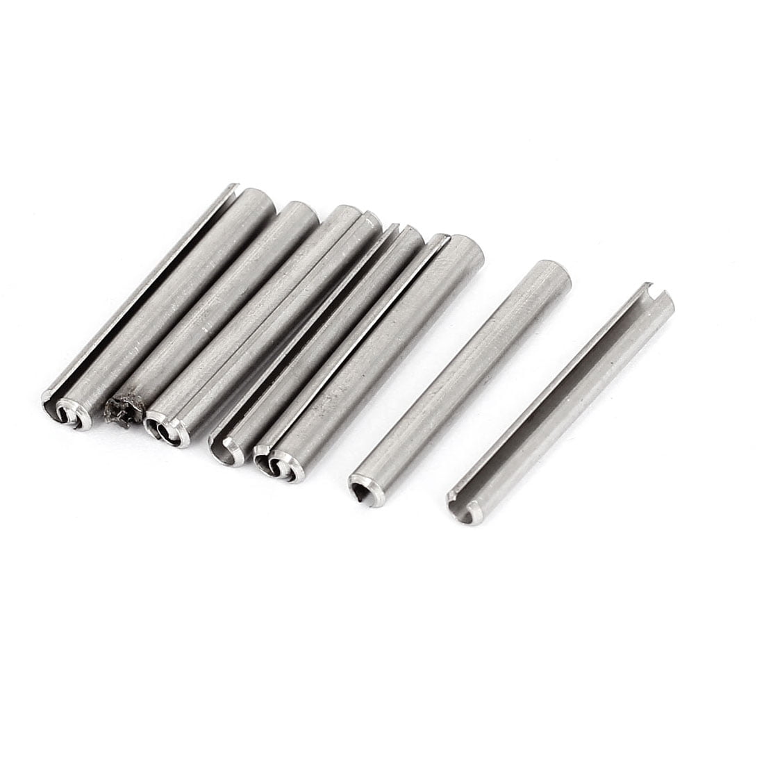M4x35mm Stainless Steel Spring Roll Dowel Pins Locating Elements 10Pcs