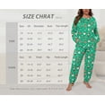 thumbnail image 7 of Cueply Womens Plus Size Pajama Set Long Sleeve Pjs for Women Soft Sleepwear Loungewear Nightwear With Pockets, 7 of 7