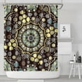 thumbnail image 2 of 72" x 84" Hotel Style Paisley Shower Curtain Elegant Chic Aesthetic Vintage Floral Machine Washable Bathroom Decor, 2 of 5